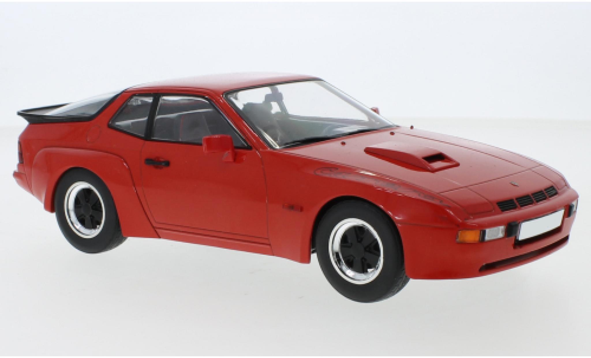 Porsche 924 1/18 MCG Carrera GT rosso 1981 modellino in miniatura