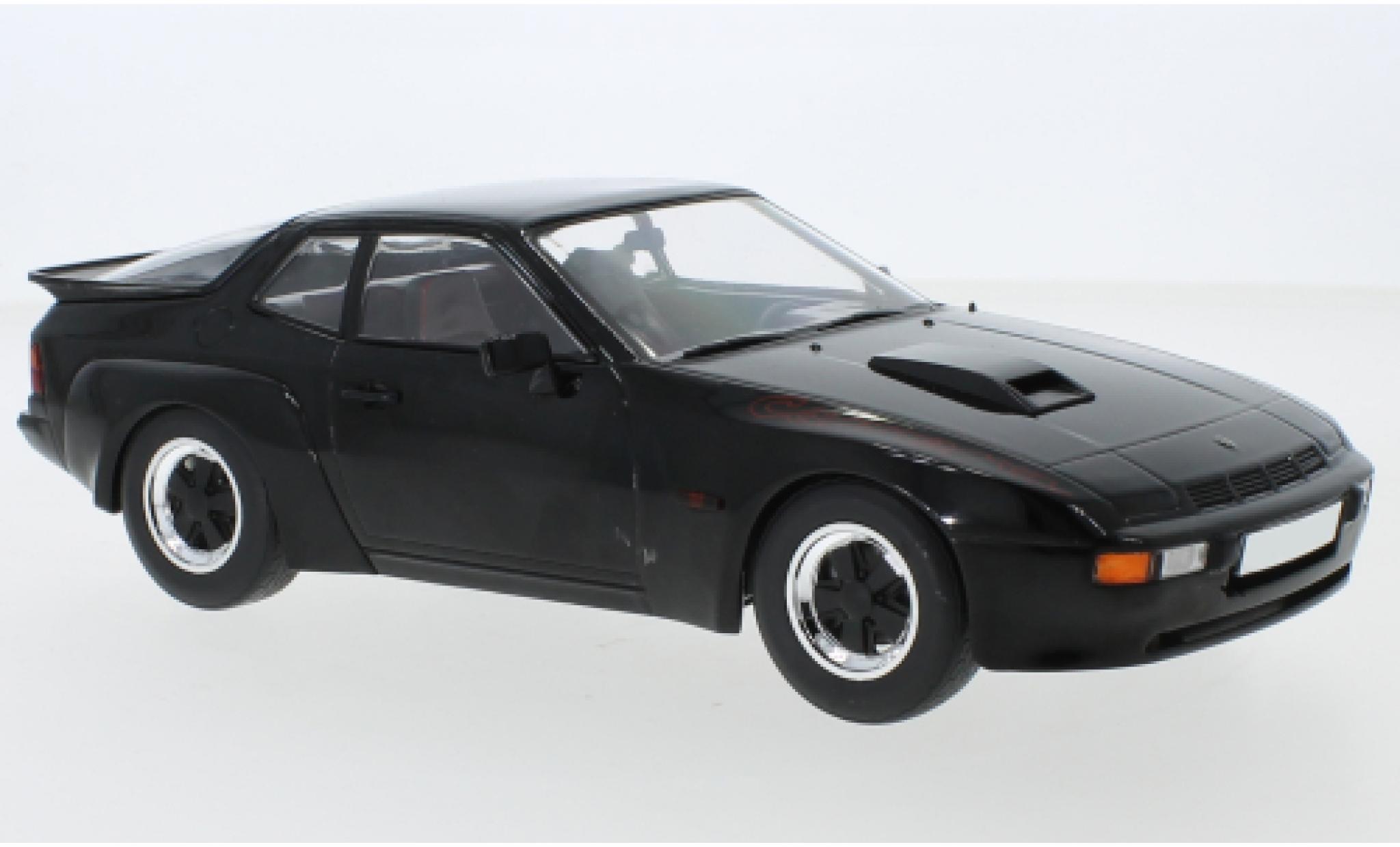 Porsche 924 1/18 MCG Carrera GT nero 1981 modellino in miniatura