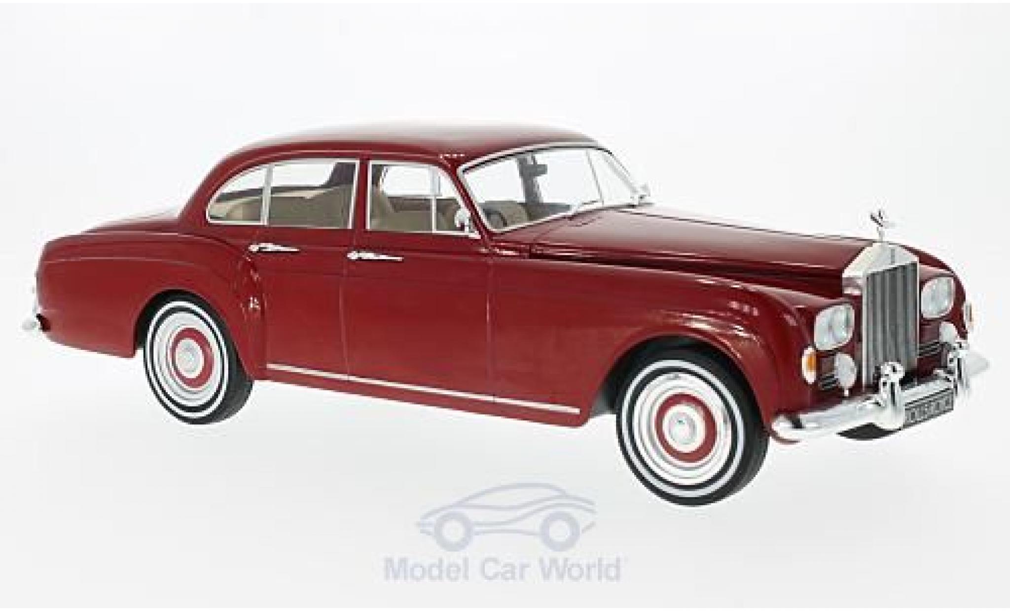 Rolls Royce Silver Cloud 1/18 MCG III Flying Spur H.J.Mulliner rosso RHD 1965 modellino in miniatura