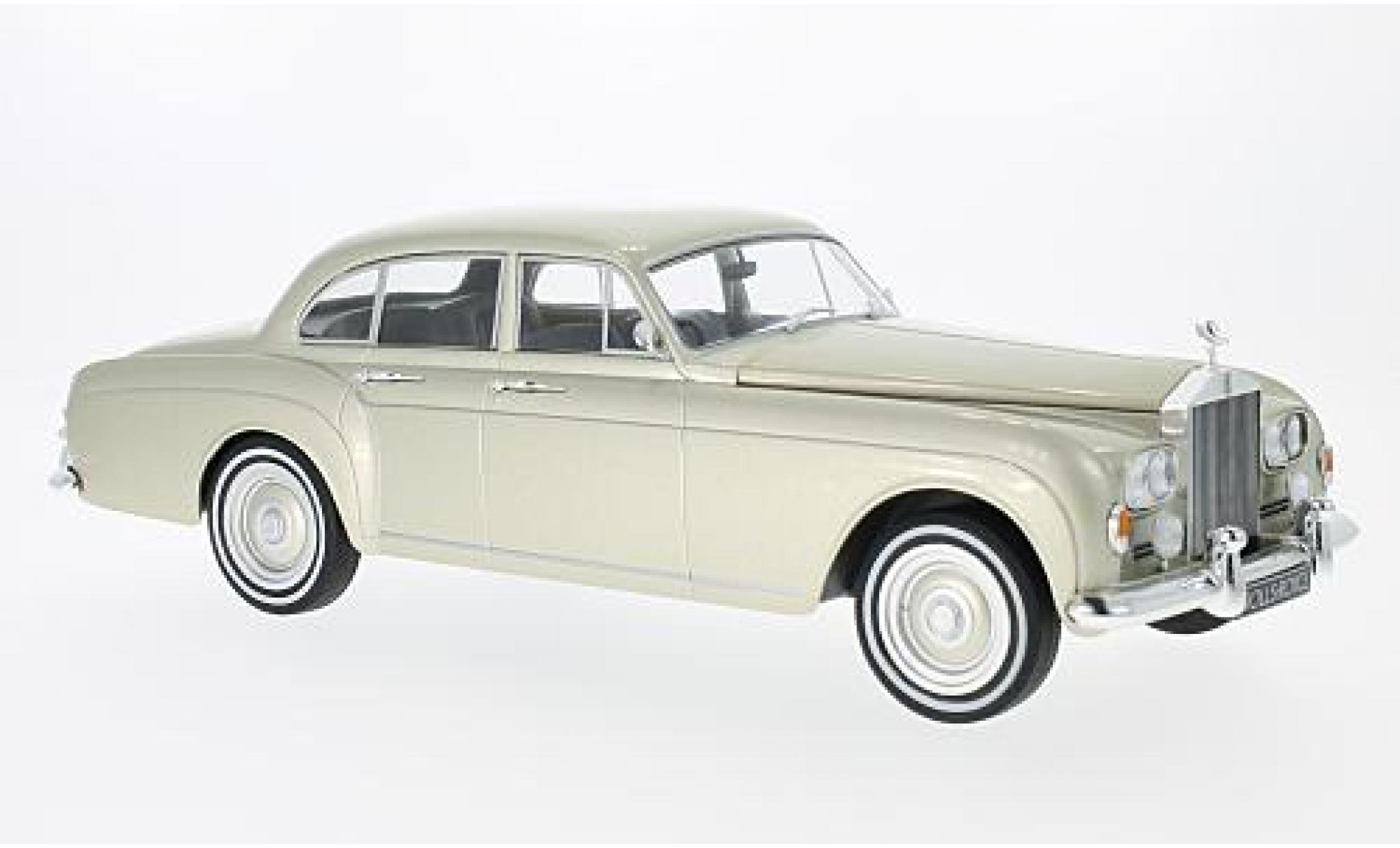 Rolls Royce Silver Cloud 1/18 MCG III Flying Spur H.J.Mulliner metallico beige RHD 1965 modellino in miniatura