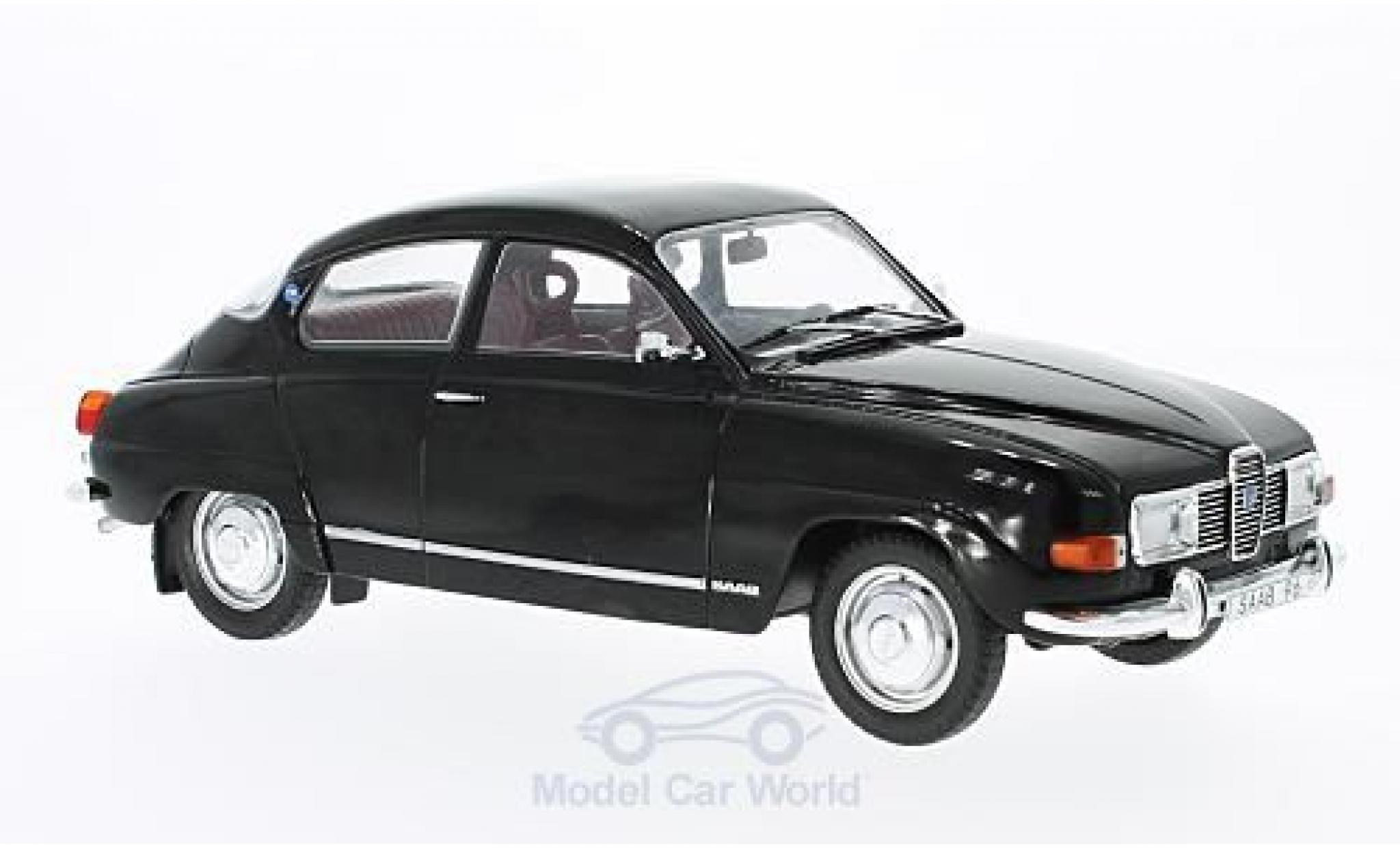 Saab 96 1/18 MCG V4 nero 1971 modellino in miniatura