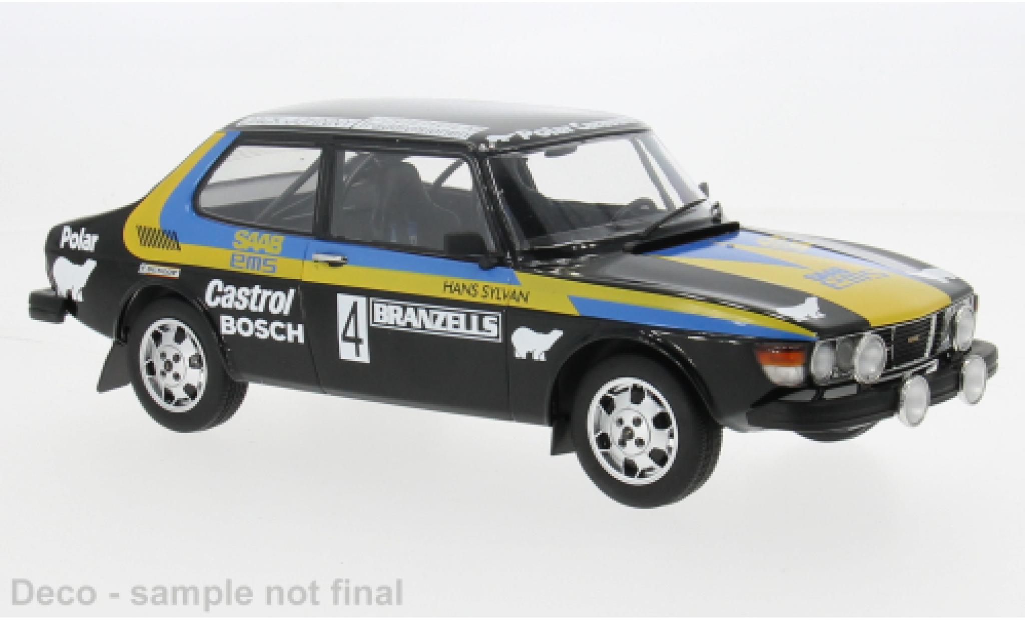 Saab 99 MCG EMS 1977 #4 1:18 modellino in miniatura
