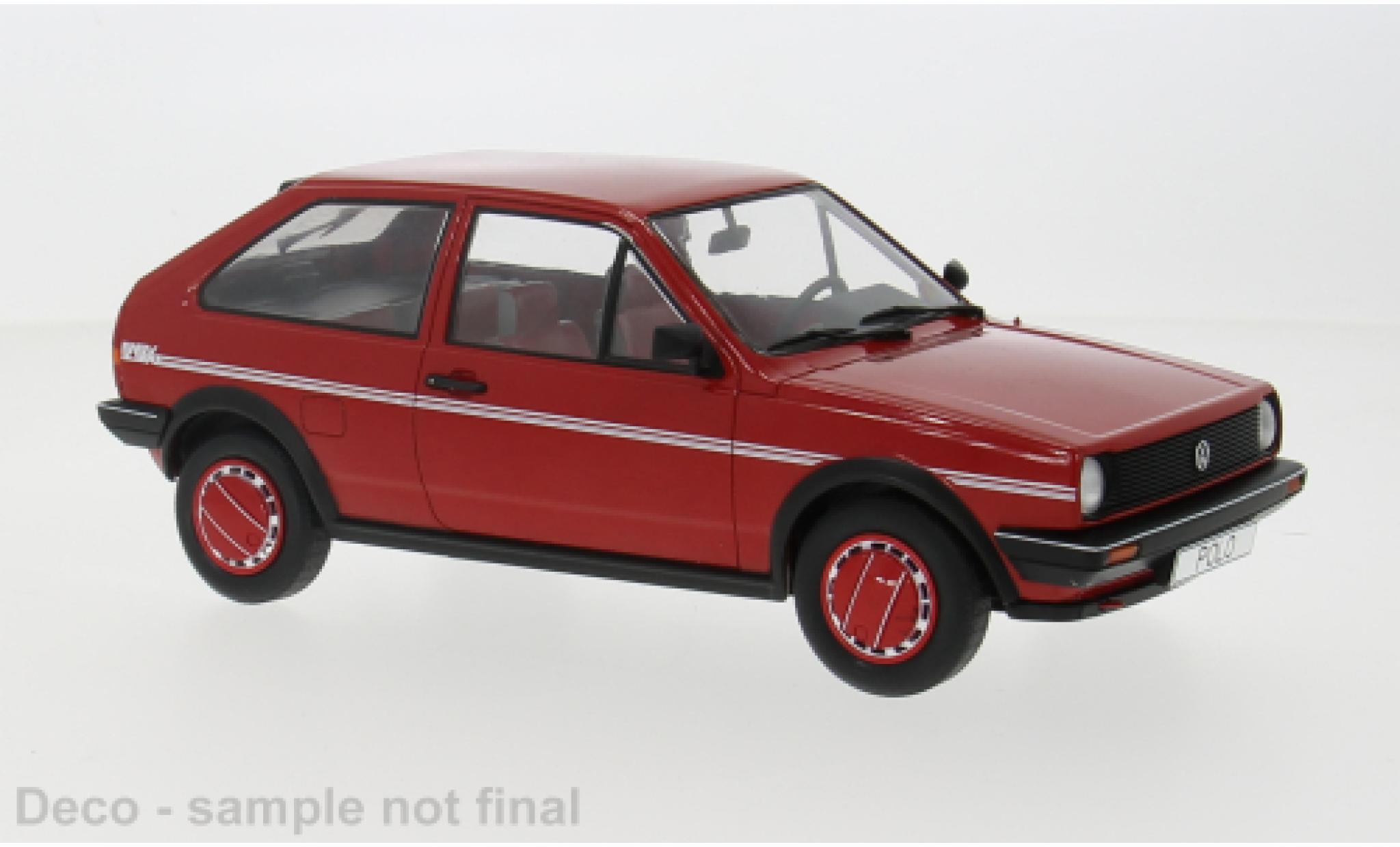 Volkswagen Polo 1/18 MCG II Coupe Fox rot 1985 1:18 modellino in miniatura