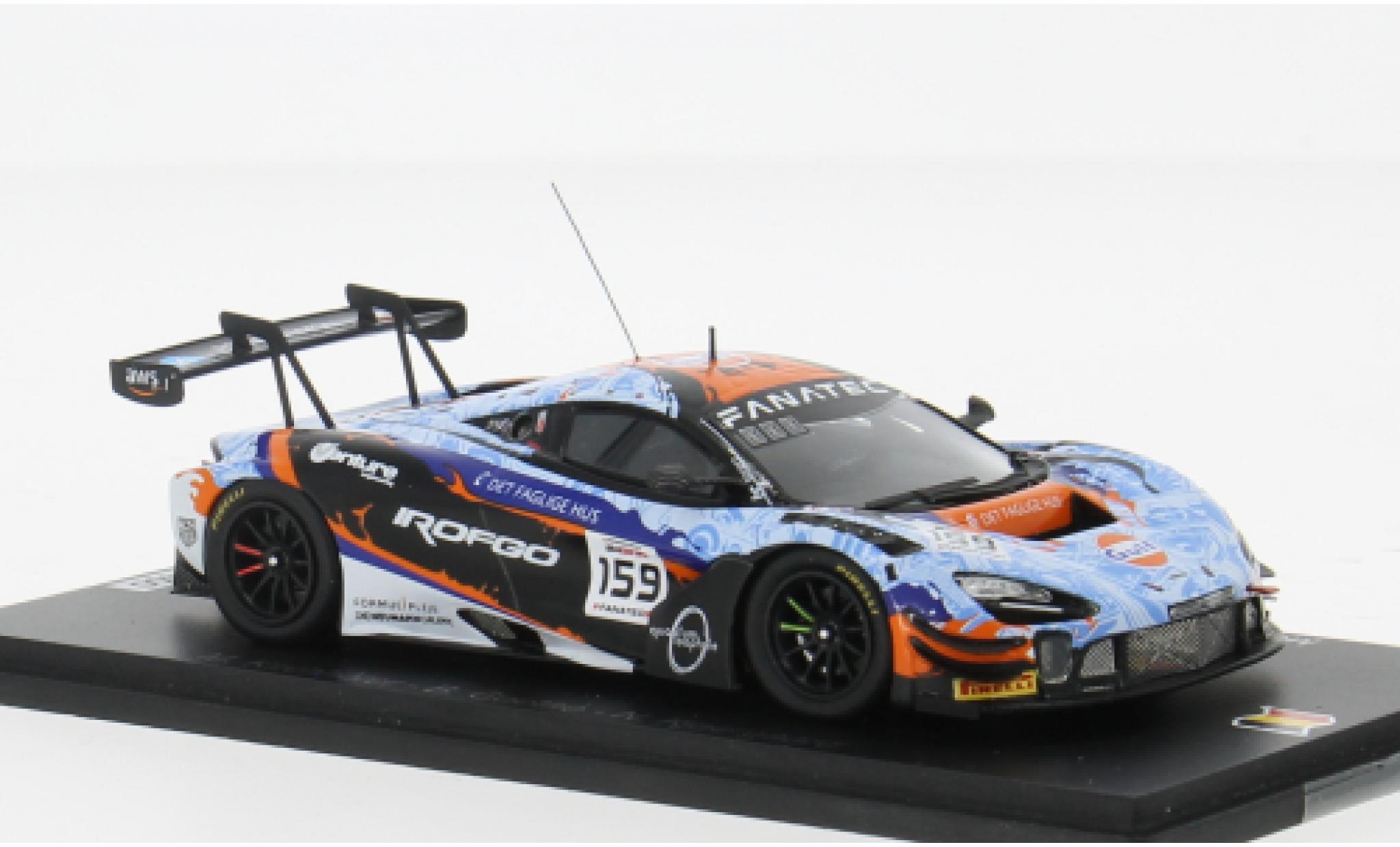 McLaren 720 Spark S GT3 EVO #159 1:43 modellino in miniatura