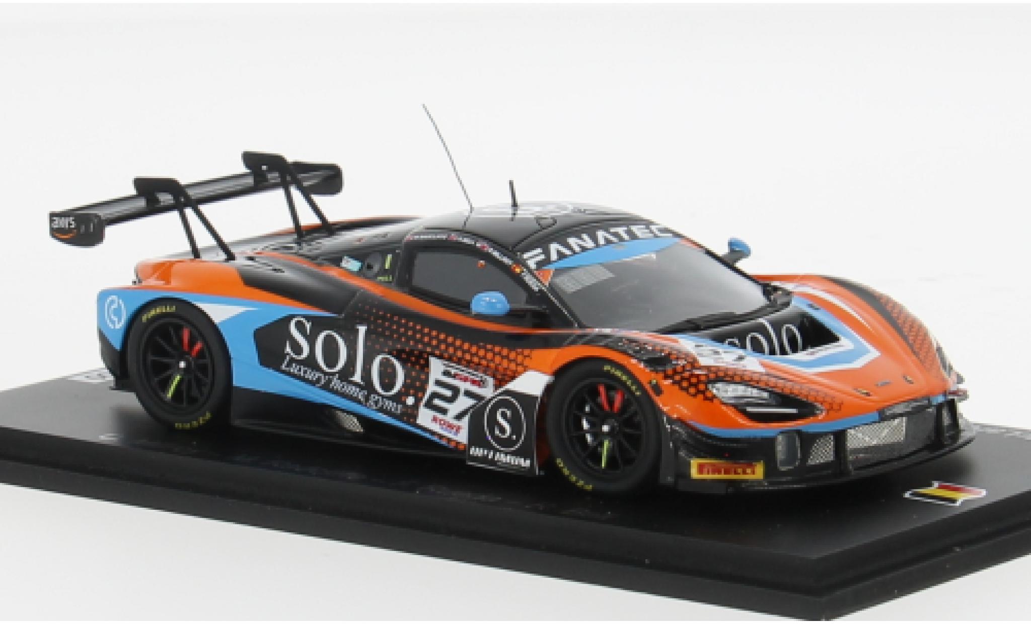 McLaren 720 1/43 Spark S GT3 EVO #27 1:43 modellino in miniatura