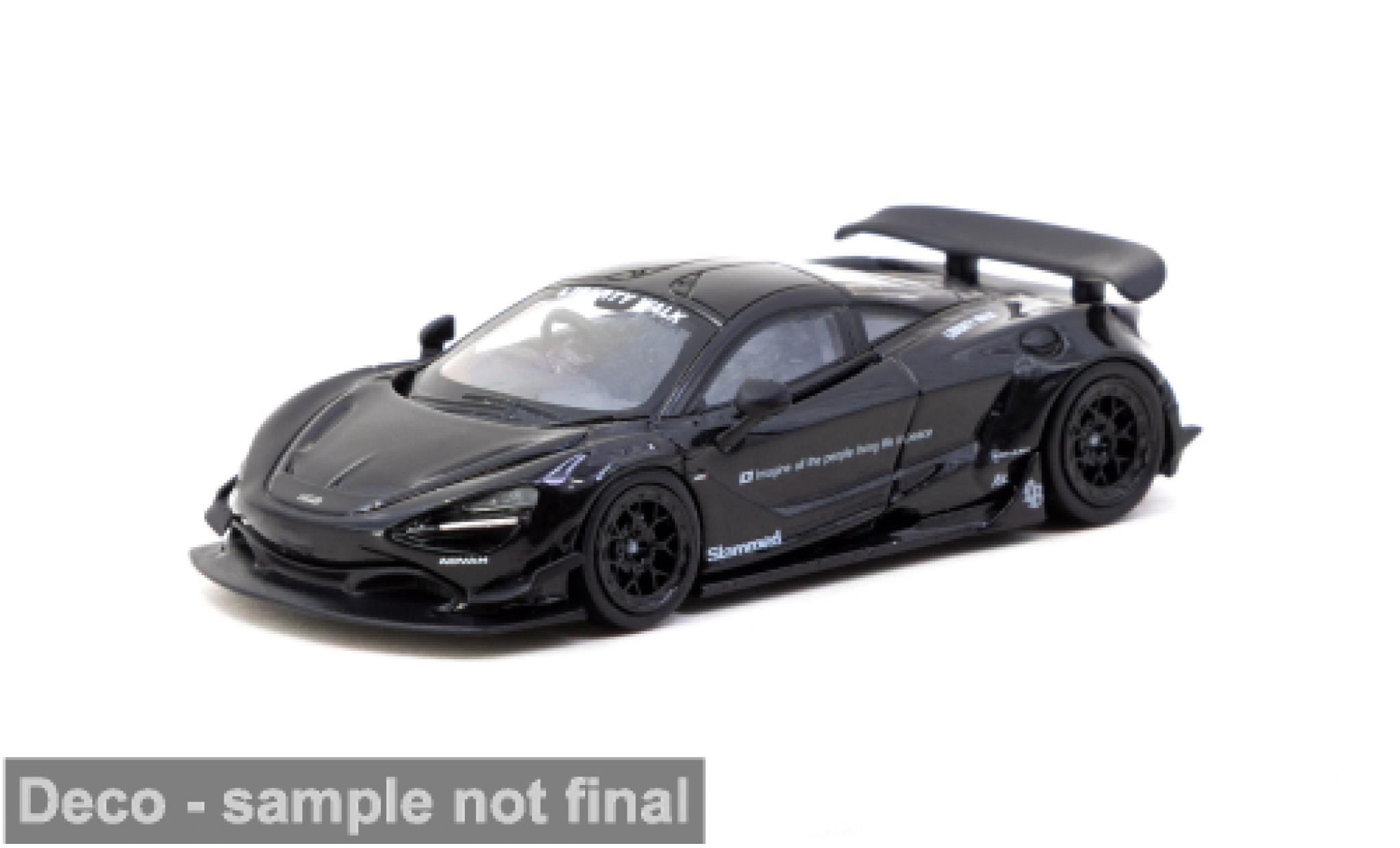 McLaren 720 1/64 Tarmac Works S LB-Works schwarz 1:64 modellino in miniatura