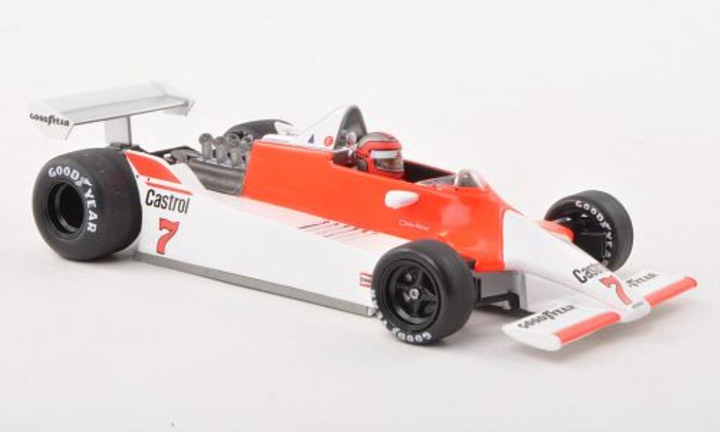 McLaren M29 1/43 Spark No.7 Marlboro GP Brasilien 1980 modellino in miniatura