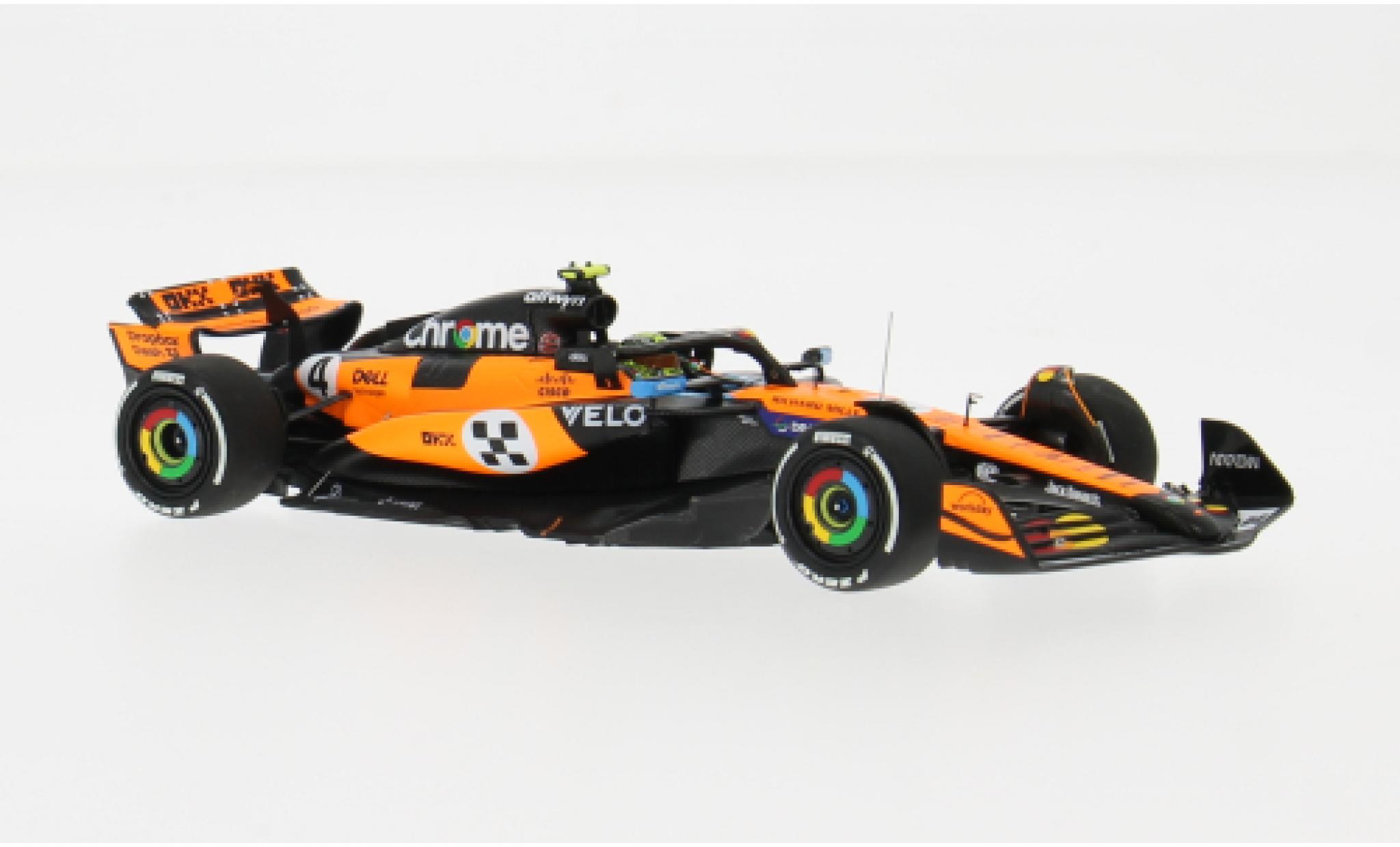 McLaren F1 1/43 Minichamps MCL39 Formel 1 GP Monaco 2025 Team #4 L.Norris 1:43 modellino in miniatura