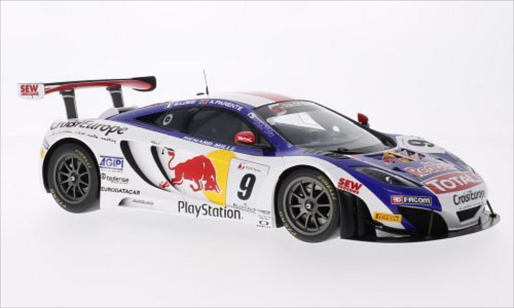 McLaren MP4-12C 1/18 Spark GT Tour No.9 2013 /A.Parente modellino in miniatura