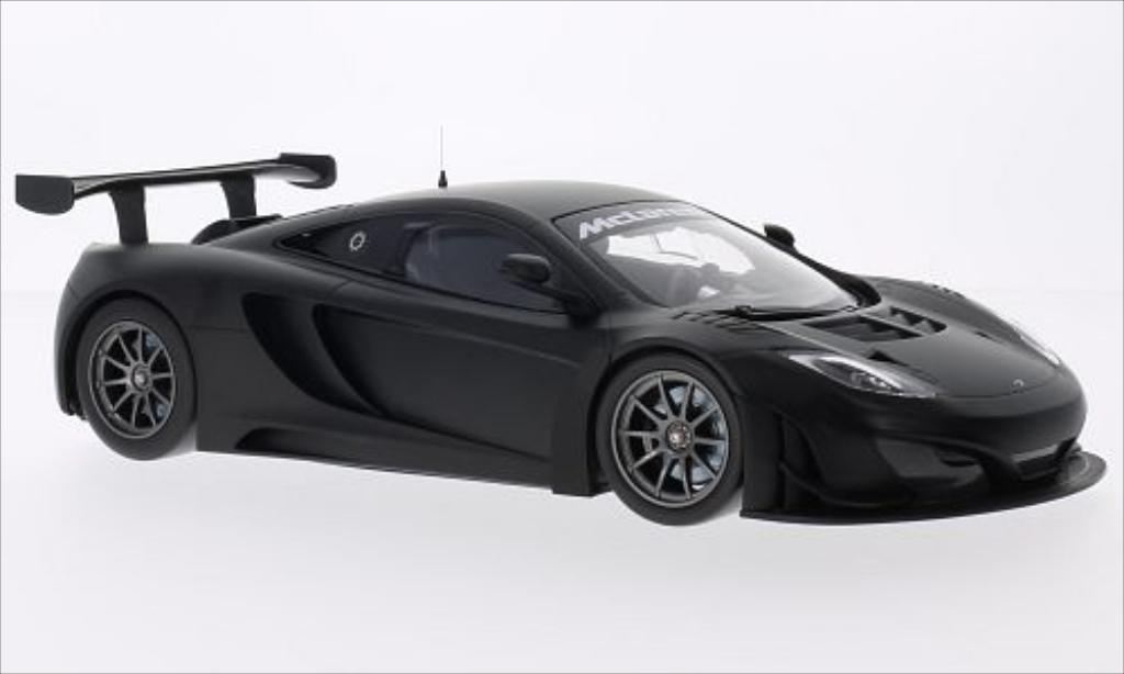 McLaren MP4-12C 1/18 Minichamps GT3 matt-nero 2012 modellino in miniatura