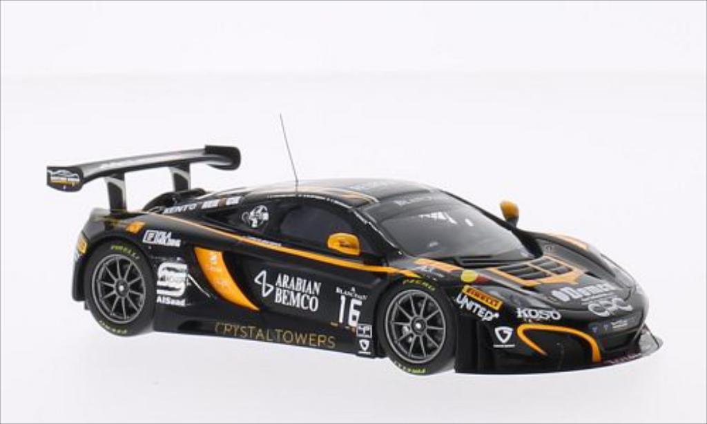 McLaren MP4-12C 1/43 Minichamps GT3 No.16 Boutsen Ginion Racing 24h Spa 2014 /C.van modellino in miniatura