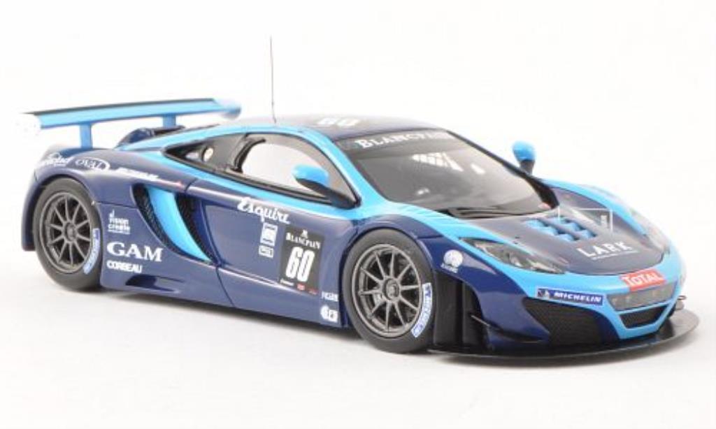 McLaren MP4-12C 1/43 Minichamps GT3 No.60 Von Ryan Racing 24h Spa 2012 /Dusseldorp modellino in miniatura