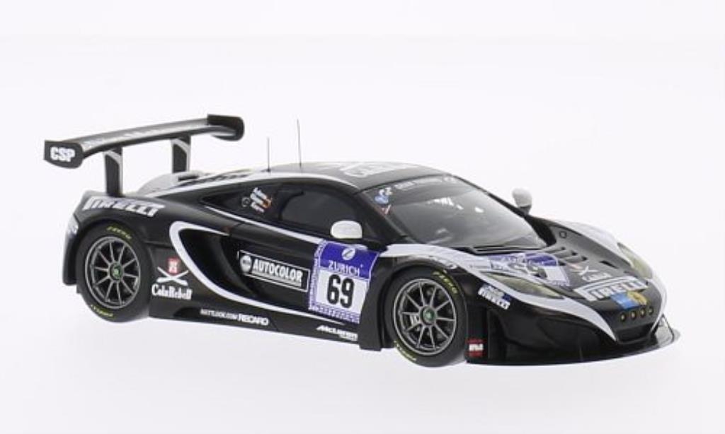 McLaren MP4-12C 1/43 Minichamps GT3 No.69 Doerr Motorsport 24h Nurburgring 2013 /Kox modellino in miniatura