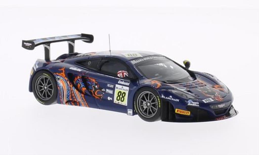 McLaren MP4-12C 1/43 Minichamps GT3 No.88 Von Ryan Racing 24h Spa 2013 /Senna modellino in miniatura