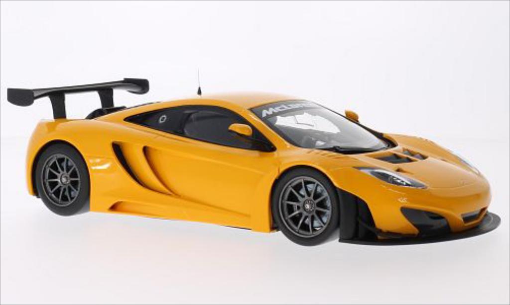 McLaren MP4-12C 1/18 Minichamps GT3 orange 2012 modellino in miniatura