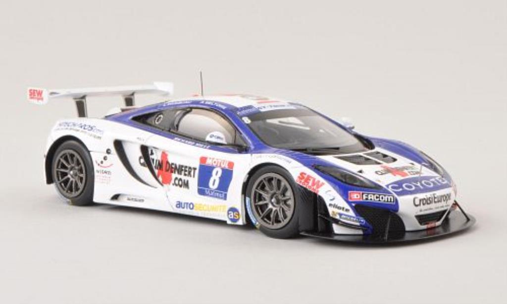 McLaren MP4-12C 1/43 Spark No.8 FFSA GT Tour 2013 /L.Pasquali modellino in miniatura