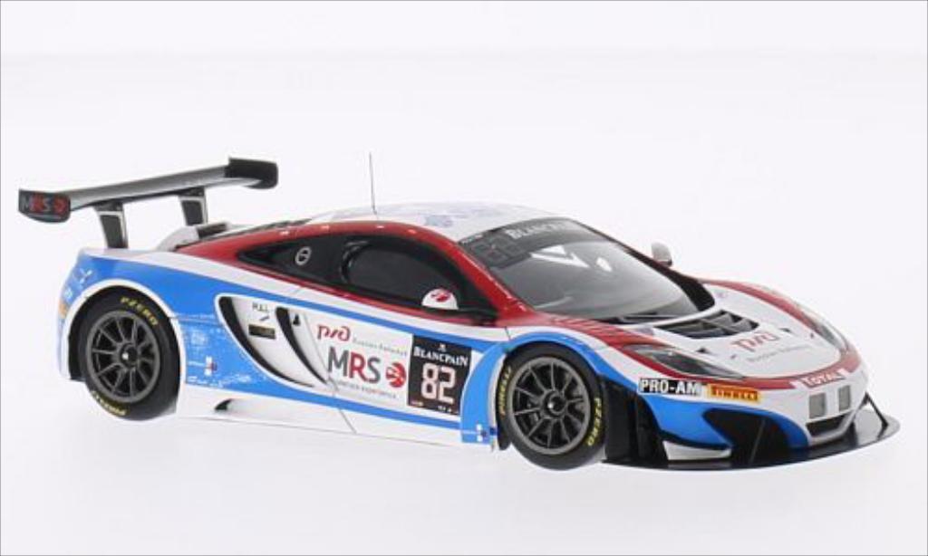McLaren MP4-12C 1/43 Spark No.82 GT Russian Team 24h Spa 2014 /F.Spengler modellino in miniatura