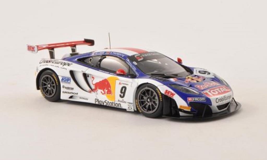 McLaren MP4-12C 1/43 Spark No.9 Loeb Racing FIA GT Series - Navarra 2013 /A.Parente modellino in miniatura