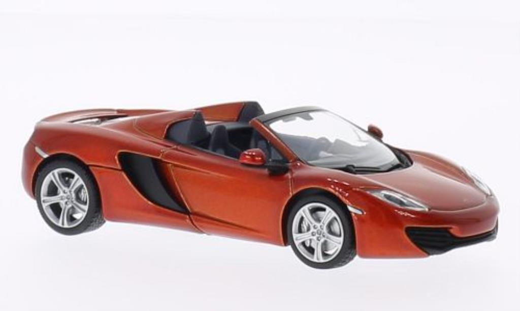 McLaren MP4-12C 1/43 Minichamps Spider orange 2012 modellino in miniatura