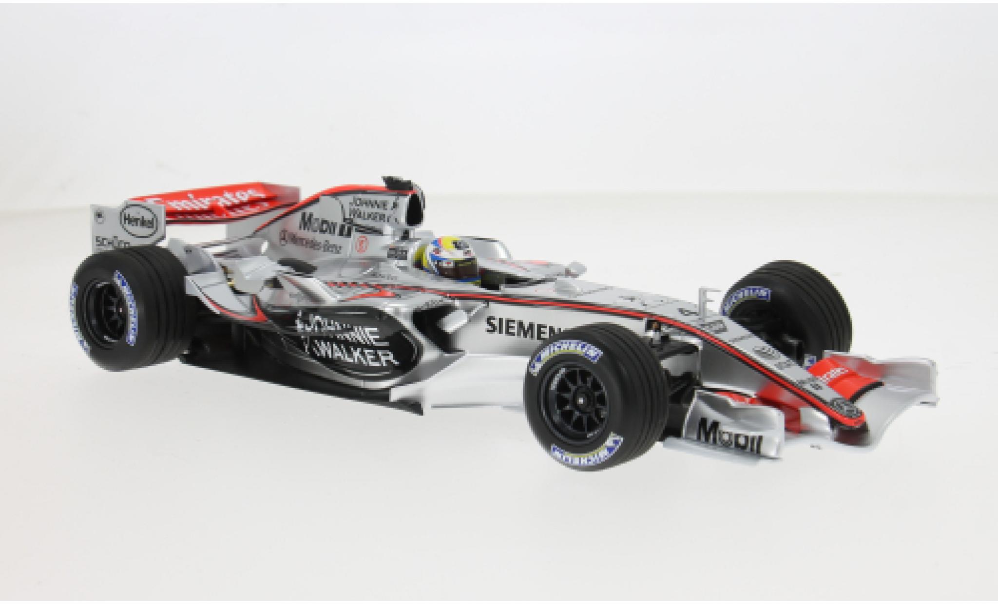 Mercedes CLA 1/18 Minichamps McLaren MP4/21 Formel 1 2006 Team McLaren #4 J-P.Montoya 1:18 modellino in miniatura
