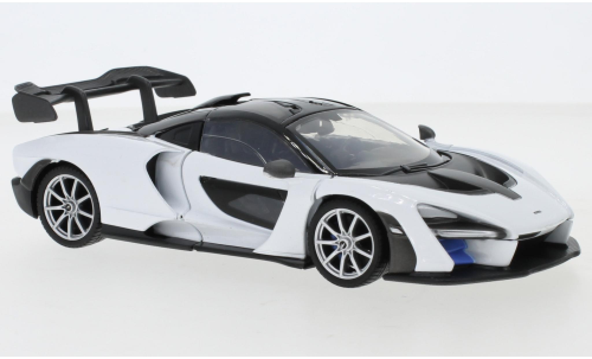 McLaren Senna 1/24 Motormax weiss 1:24 modellino in miniatura