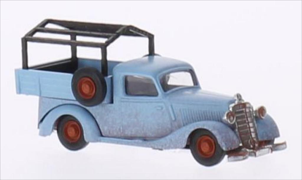 Mercedes 170 1/87 Busch V Pick Up blu 1936 modellino in miniatura