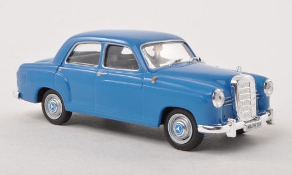Mercedes 180 1/43 WhiteBox D (W120) blu 1954 modellino in miniatura