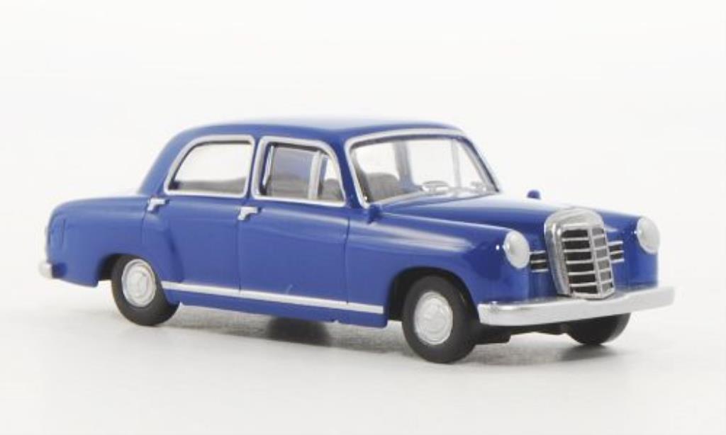 Mercedes 180 1/87 Herpa Ponton blu modellino in miniatura