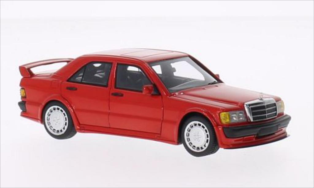 Mercedes 190 E 1/43 Minichamps E (W201) 2.5-16 EVO 1 rosso 1990 modellino in miniatura