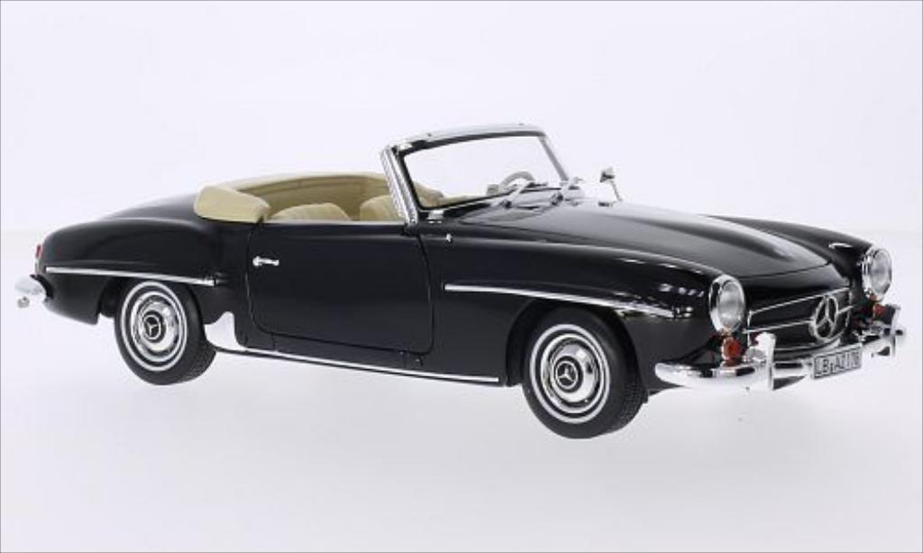 Mercedes 190 SL 1/18 Norev SL nero 1957 modellino in miniatura