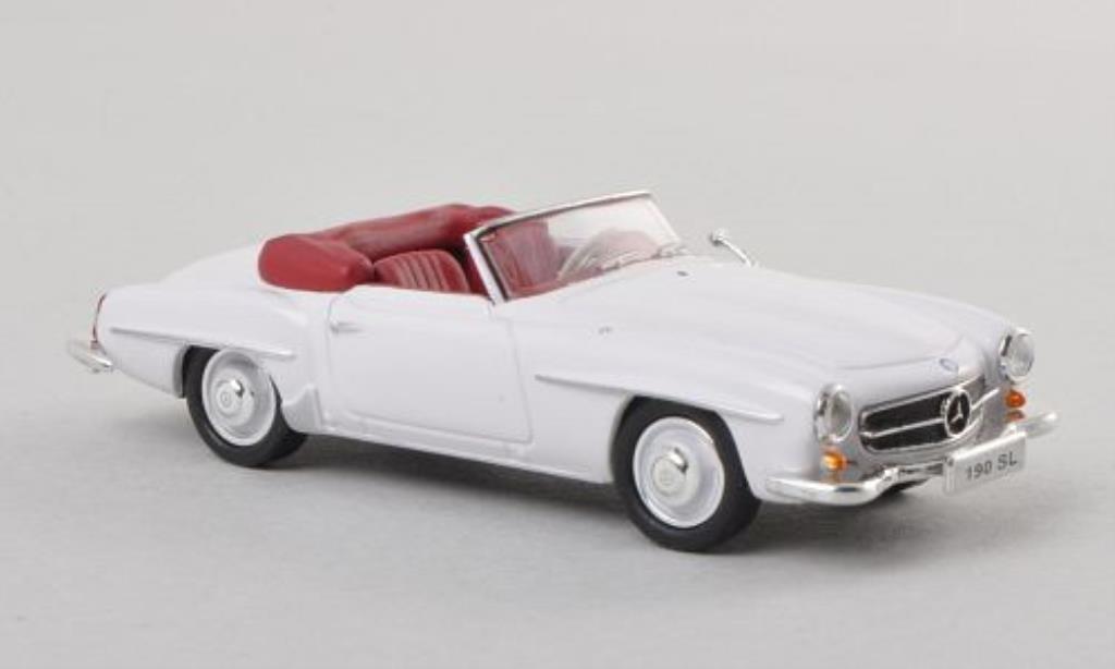Mercedes 190 SL 1/87 Ricko SL bianco modellino in miniatura