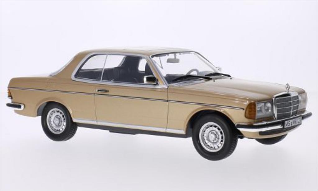 Mercedes 280 1/18 Norev (W123) CE gold 1980 modellino in miniatura