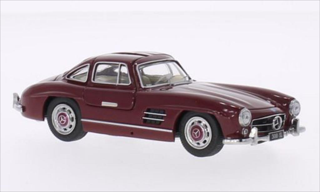 Mercedes 300 SL 1/43 Schuco SL Coupe (W198) rosso modellino in miniatura