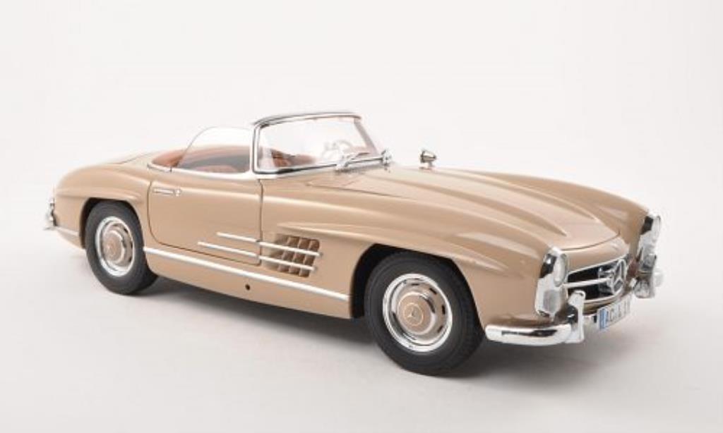 Mercedes 300 SL 1/18 Minichamps SL Roadster (W198 II) beige 1957 modellino in miniatura
