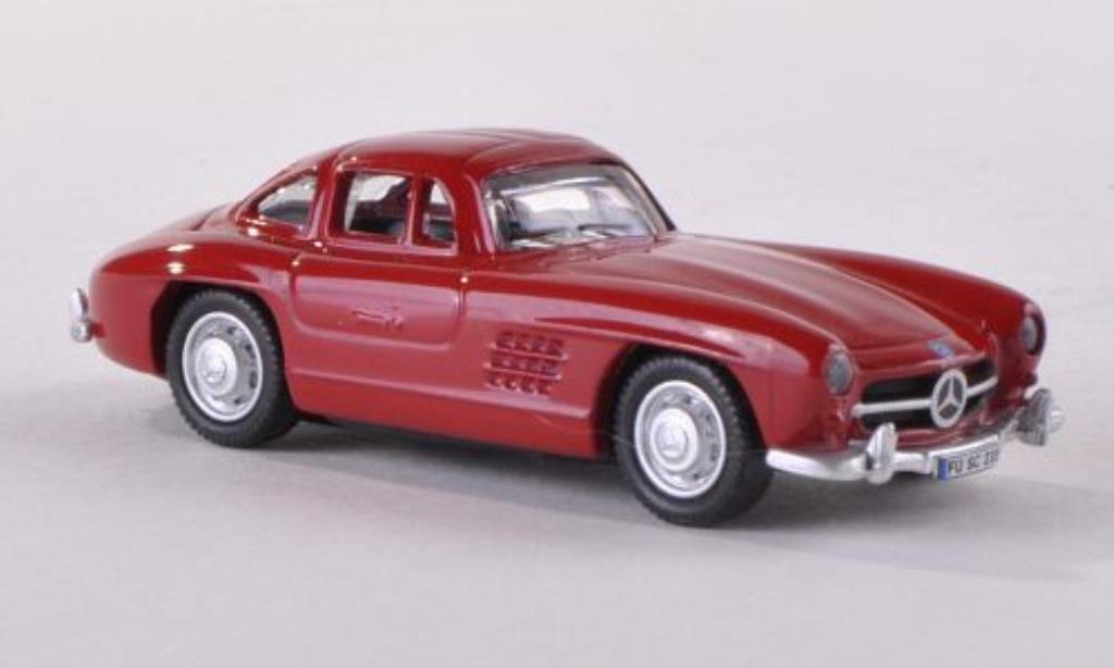 Mercedes 300 SL 1/87 Schuco SL rosso modellino in miniatura