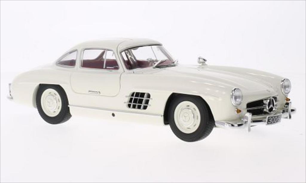 Mercedes 300 SL 1/18 Minichamps SL (W198 I) bianco 1954 modellino in miniatura