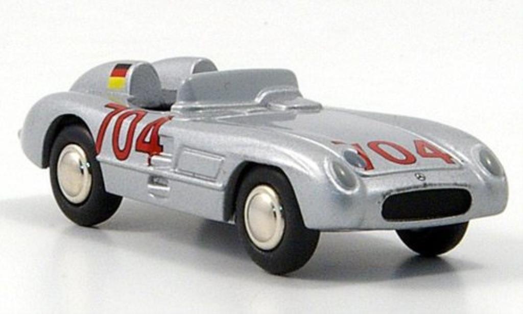 Mercedes 300 SLR 1/87 Bub SLR No.704 Hans Herrmann Mille-Miglia 1955 modellino in miniatura