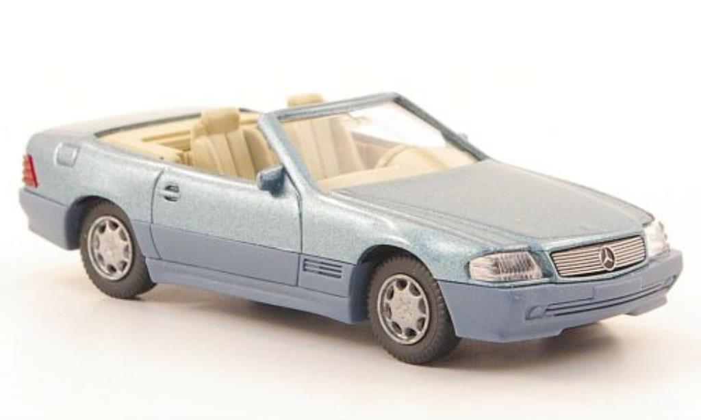 Mercedes 500 SL 1/87 Wiking SL (R129) grigio-grun modellino in miniatura