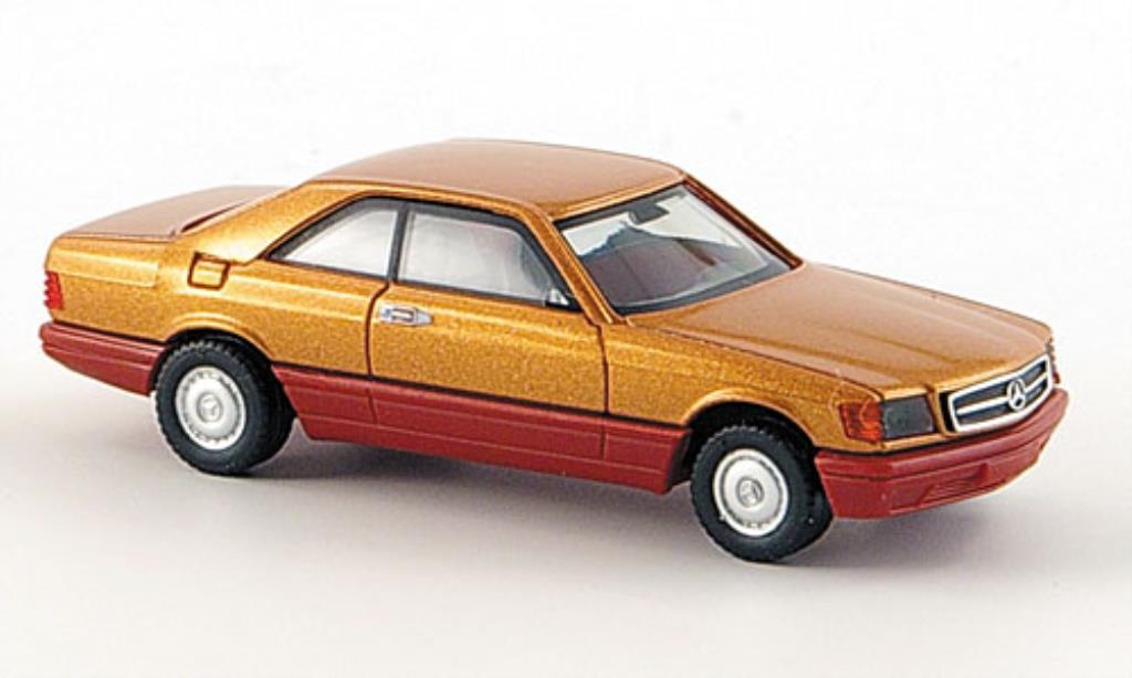 Mercedes 560 SEC 1/87 Herpa SEC ambramet. modellino in miniatura