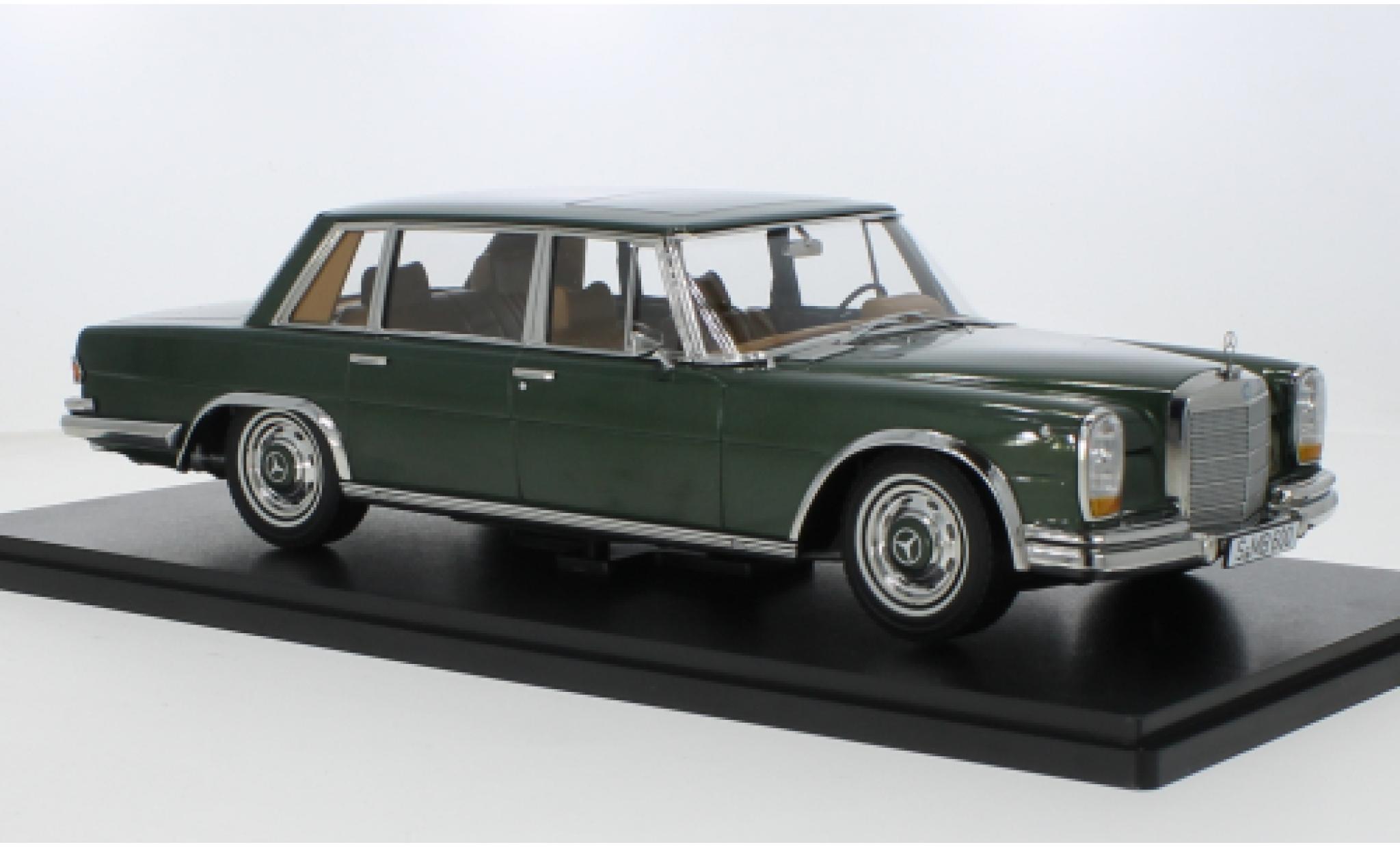 Mercedes 600 1/18 KK Scale (W100) grün 1:18 modellino in miniatura