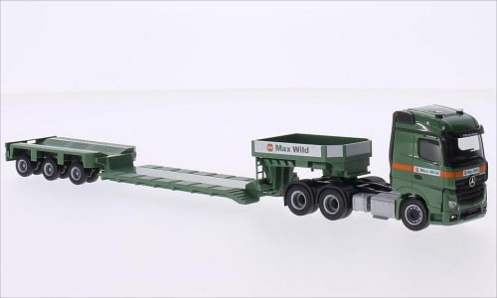 Mercedes Actros 1/87 Herpa 11 6x4 Streamspace 2.5 Max Wild modellino in miniatura