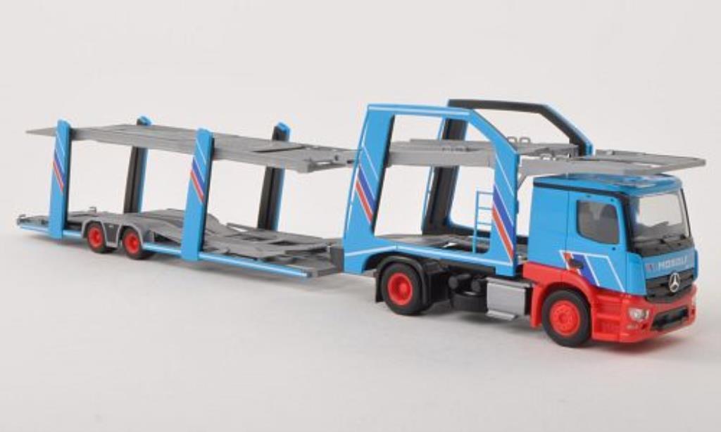 Mercedes Actros 1/87 Herpa 11 Eurolohr Autotransporter Mosolf modellino in miniatura