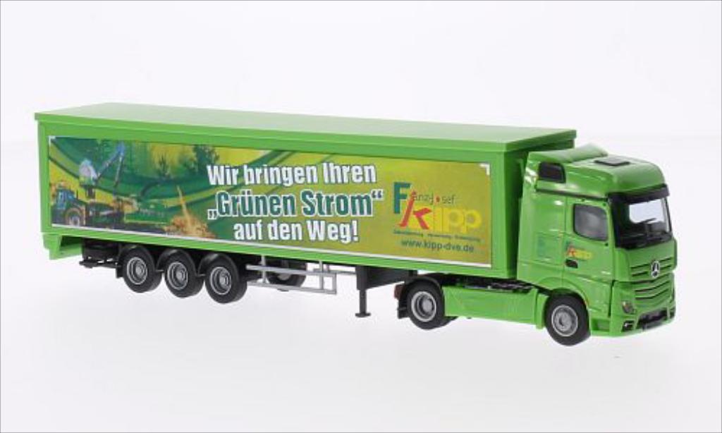 Mercedes Actros 1/87 AWM 2 Big./Aerop. Schubb.-SZ Kipp modellino in miniatura