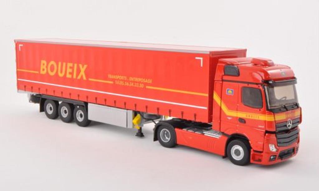 Mercedes Actros 1/43 Eligor 2 BigSpace Boueix Gardinenplanen-SZ modellino in miniatura