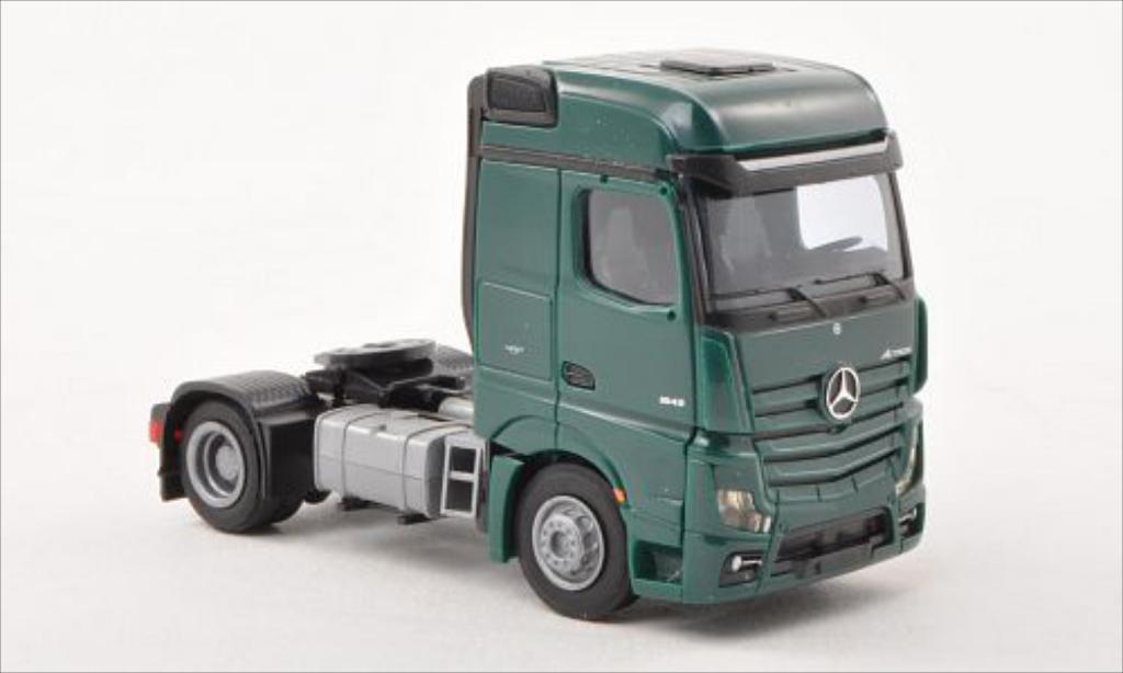 Mercedes Actros 1/87 AWM 2 Bigspace grun Solo-Zugmaschine 2-achsig grun modellino in miniatura