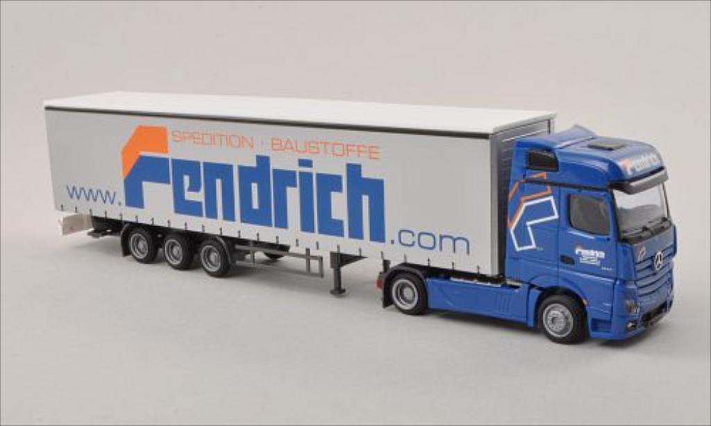 Mercedes Actros 1/87 AWM 2 Bigspace Fendrich Mega-G-KSZ modellino in miniatura