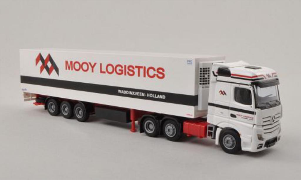 Mercedes Actros 1/87 AWM 2 Bigspace Mooy (NL) Kuhl-KSZ modellino in miniatura