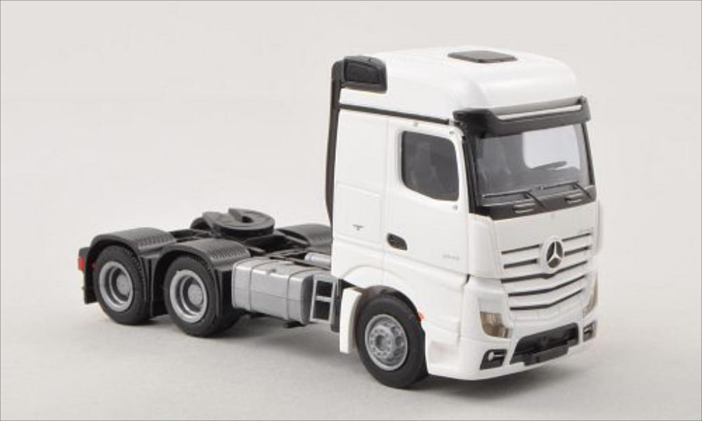 Mercedes Actros 1/87 AWM 2 Bigspace bianco Solo-Zugmaschine 3-achsig bianco modellino in miniatura