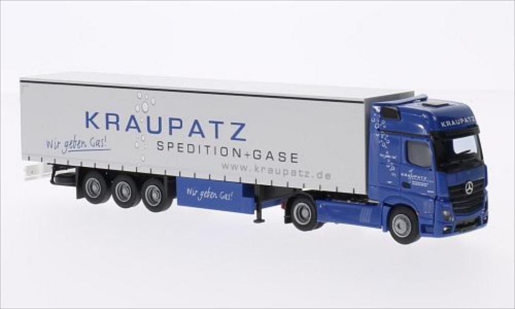 Mercedes Actros 1/87 AWM 2 Giga./Aerop. G-KSZ Kraupatz modellino in miniatura