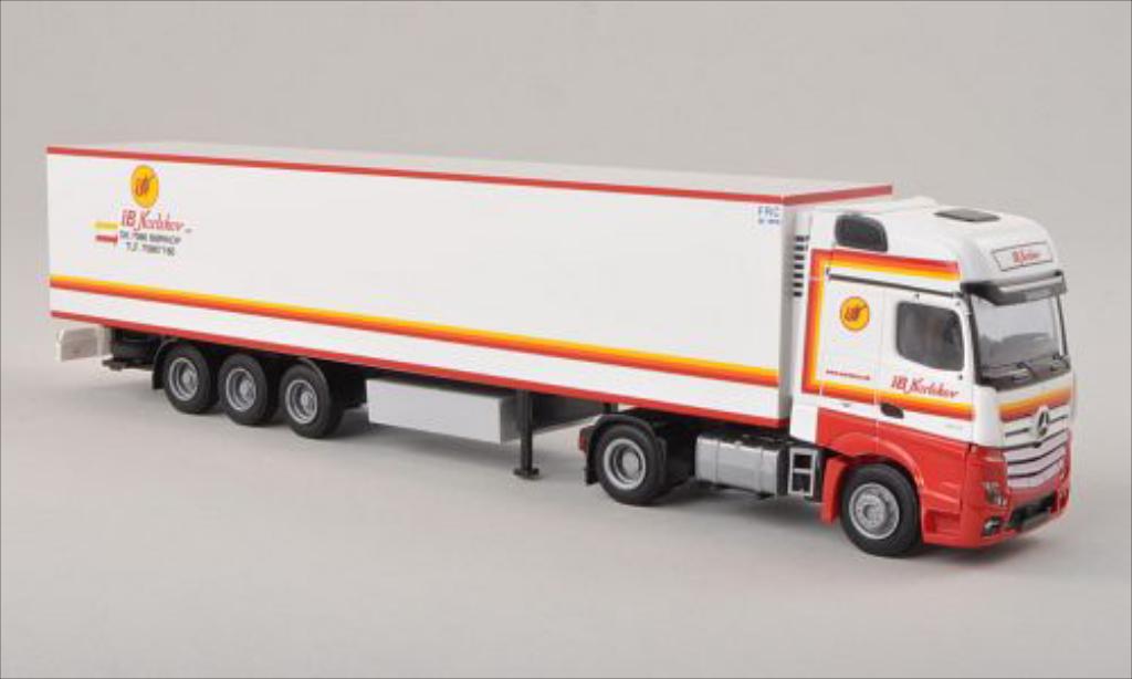 Mercedes Actros 1/87 AWM 2 Giga./Aerop.-Kuhl-KSZ Karlskov modellino in miniatura